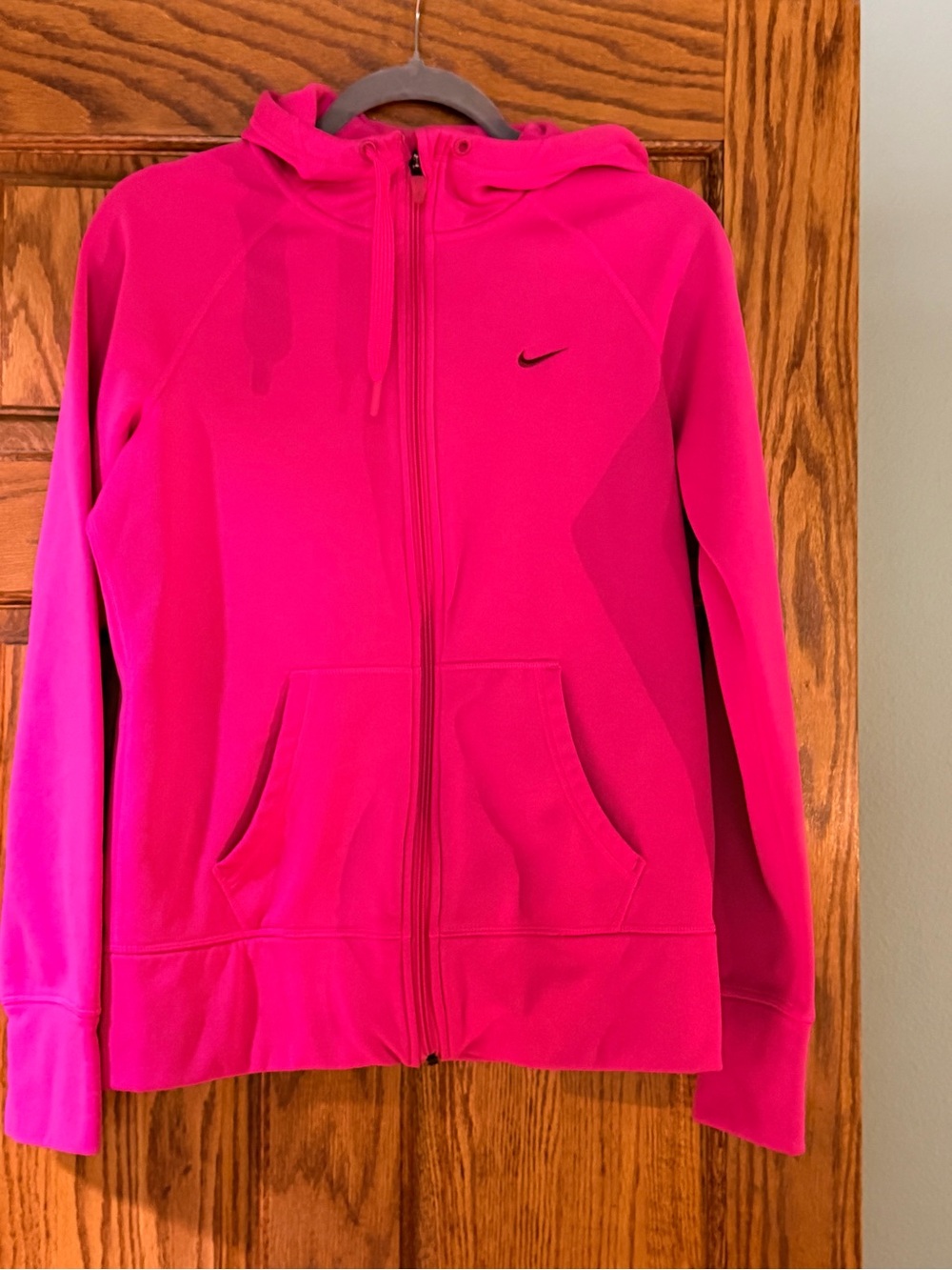 Nike Women's Hot Pink Full-Zip Hoodie Jacket